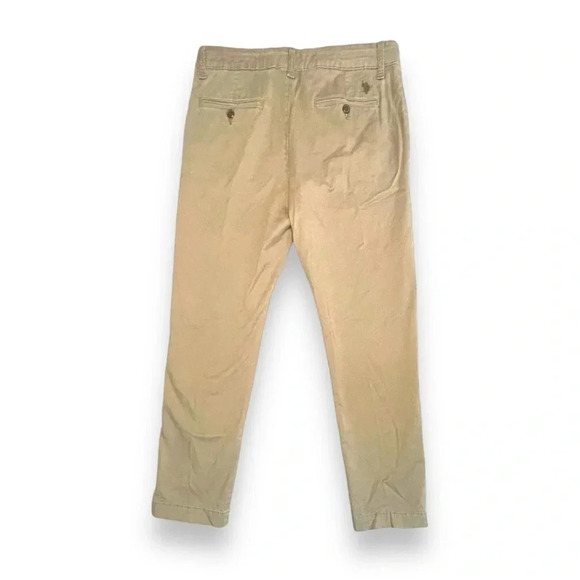 U.S. Polo Assn. Men’s Beige Khaki Pants, W34 L30 - Slim Fit, Embroidered Logo - Picture 2 of 10